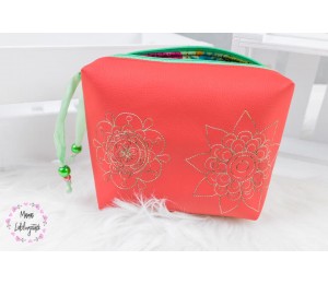 Stickserie - Flower Circle Line Art